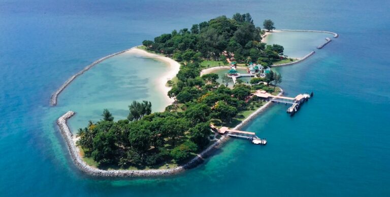 the Charms of Kusu Island Beach